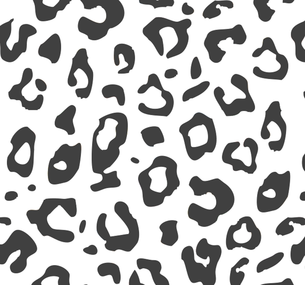 Mustaleopardi eläinvinyylimatto - Tenstickers
