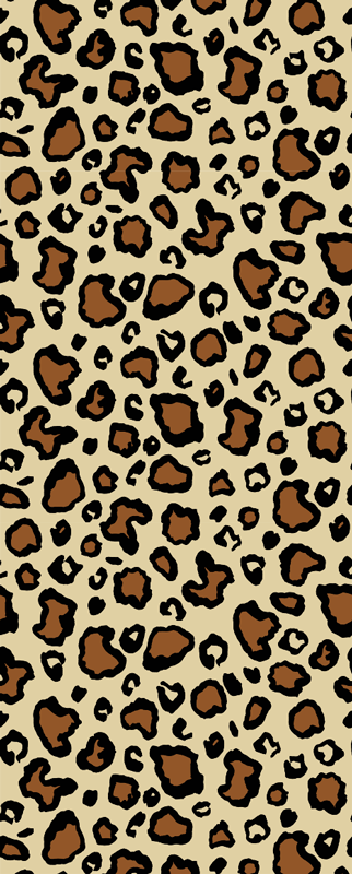 Classic leopardieläinvinyylimatto - Tenstickers