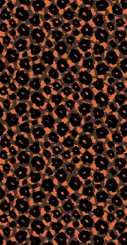 Kalahari leopardimäinen eläinvinyylimatto - Tenstickers