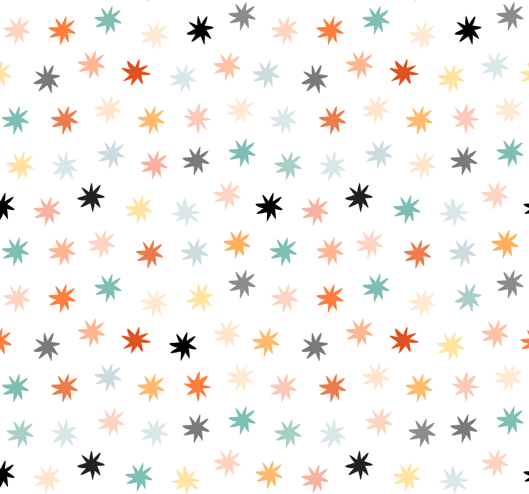 Geometrinen tähtikuvio vinyylimatto - Tenstickers