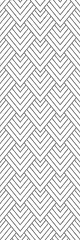 Geometrinen valkoinen kolmio-kuvioinen vinyylimatto - Tenstickers