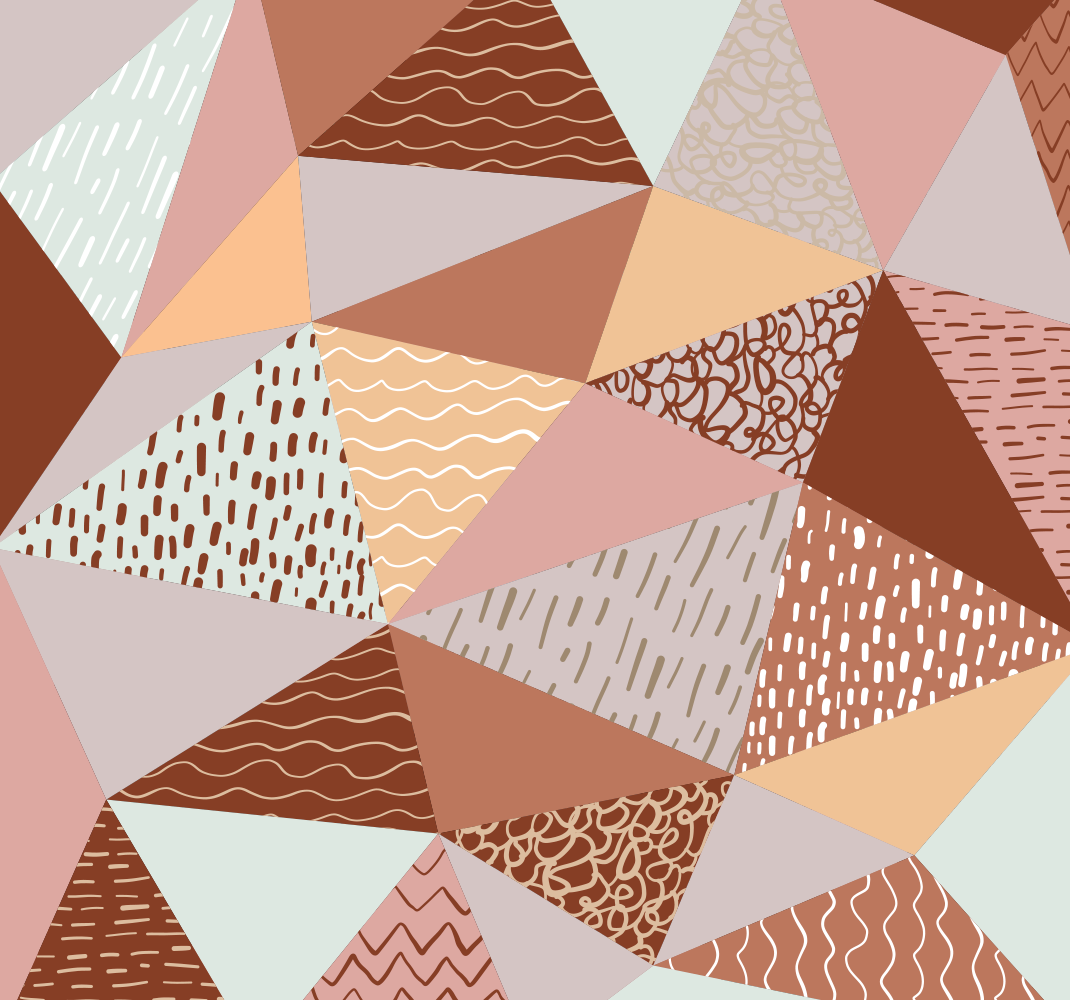 Kolmioita geometrinen vinyylimatto - Tenstickers