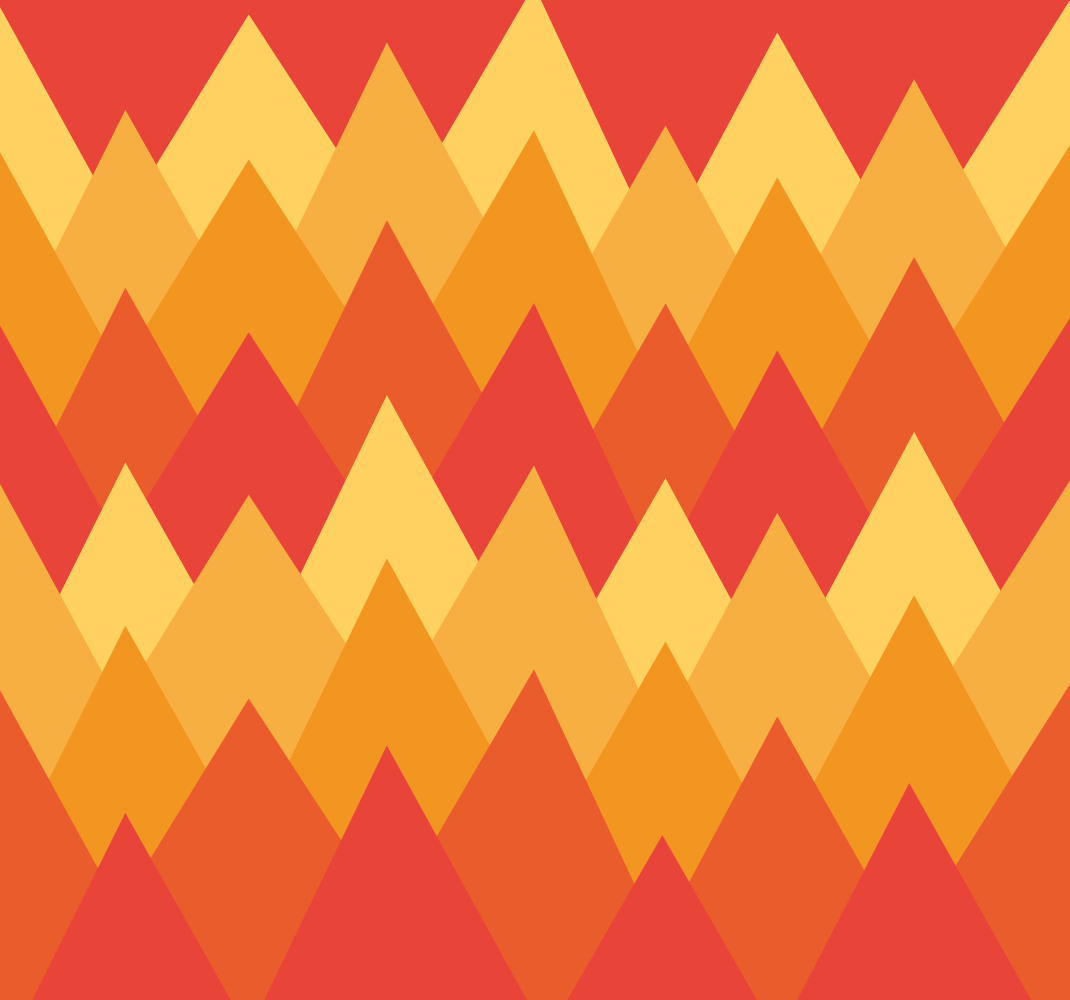 Geometrinen abstrakti vuoristomaisema vinyylimatto - Tenstickers