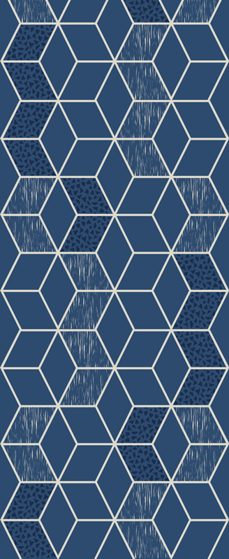 Kulunut vittoria geometrinen vinyylimatto - Tenstickers