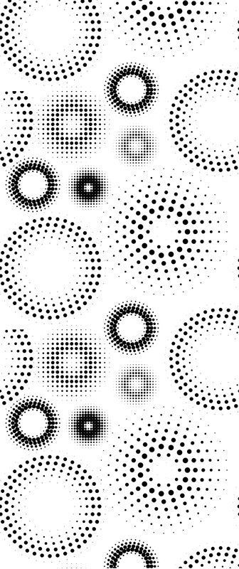 Saumaton pilkkuun geometrinen vinyylimatto - Tenstickers