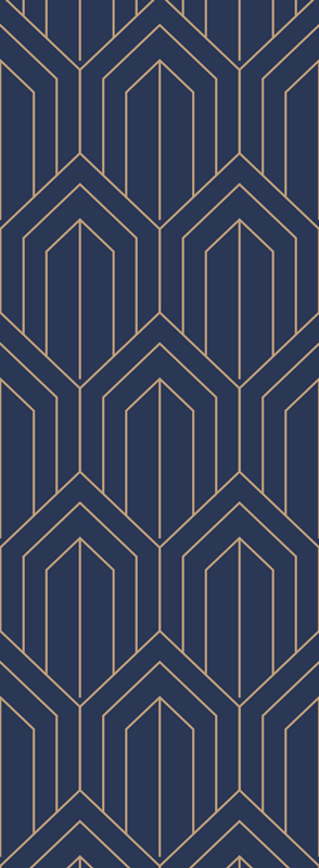 Geometrinen 'kayla metallinhohto' - Tenstickers