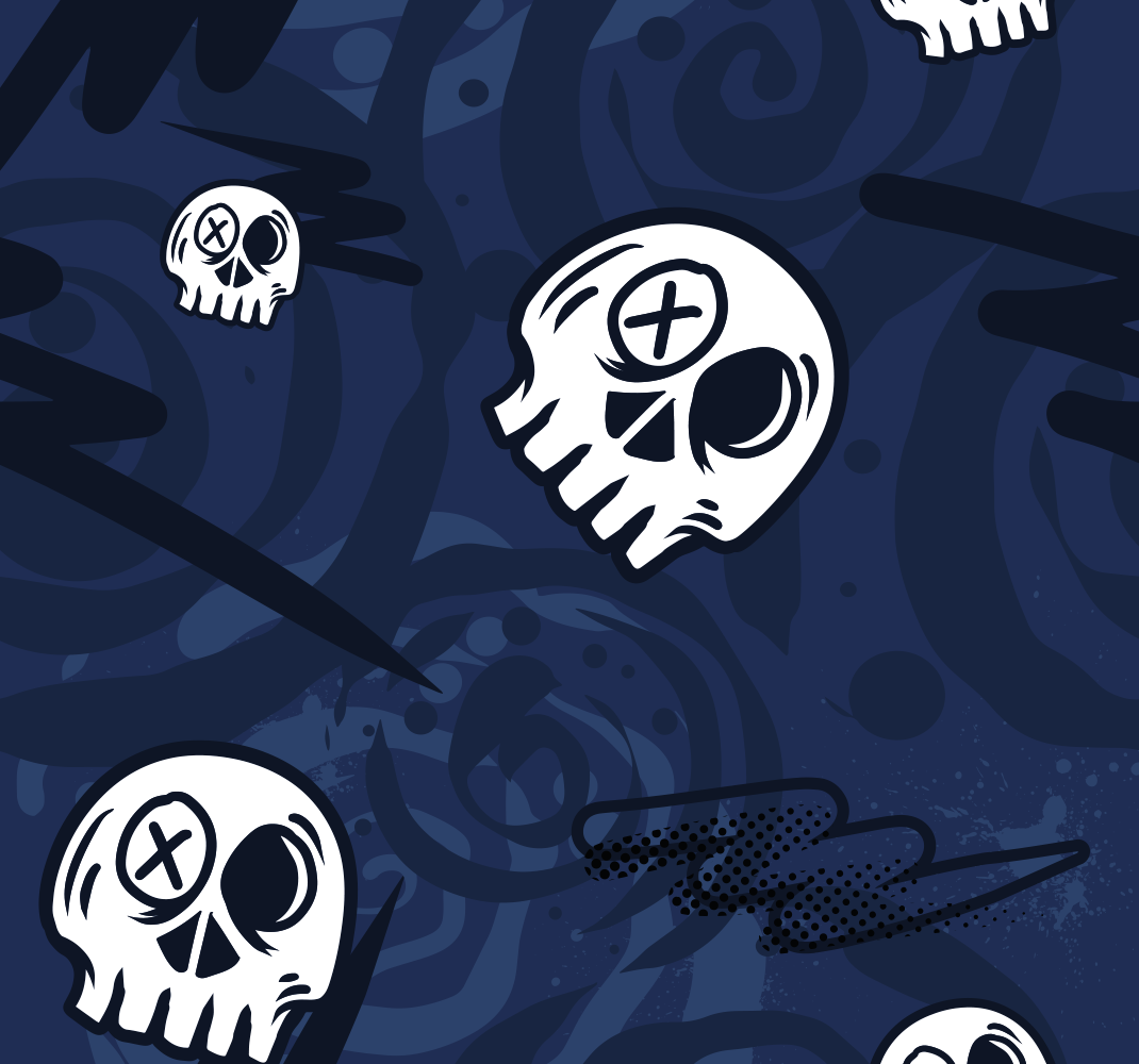 Vinyylimatto makuuhuoneeseen graffitipäähkinöillä - Tenstickers