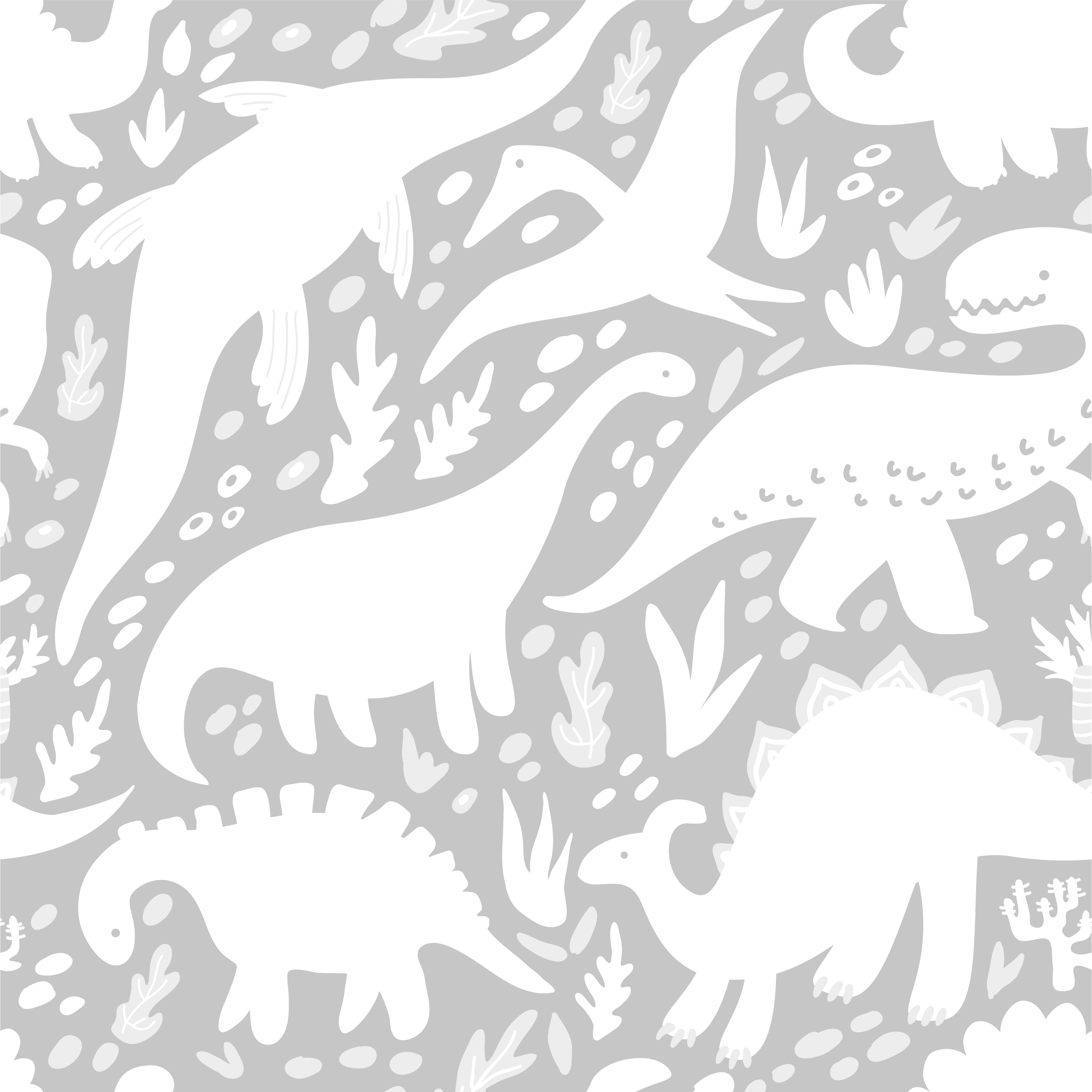 Vinyylimatto makuuhuoneeseen dinosaurusteemalla - Tenstickers