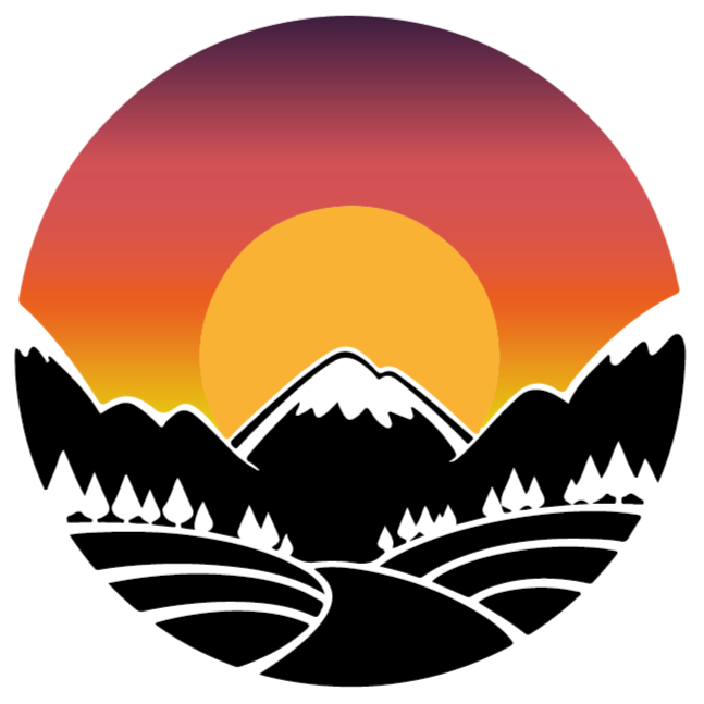 Vuori ja metsä luonto vinyylimatto - Tenstickers