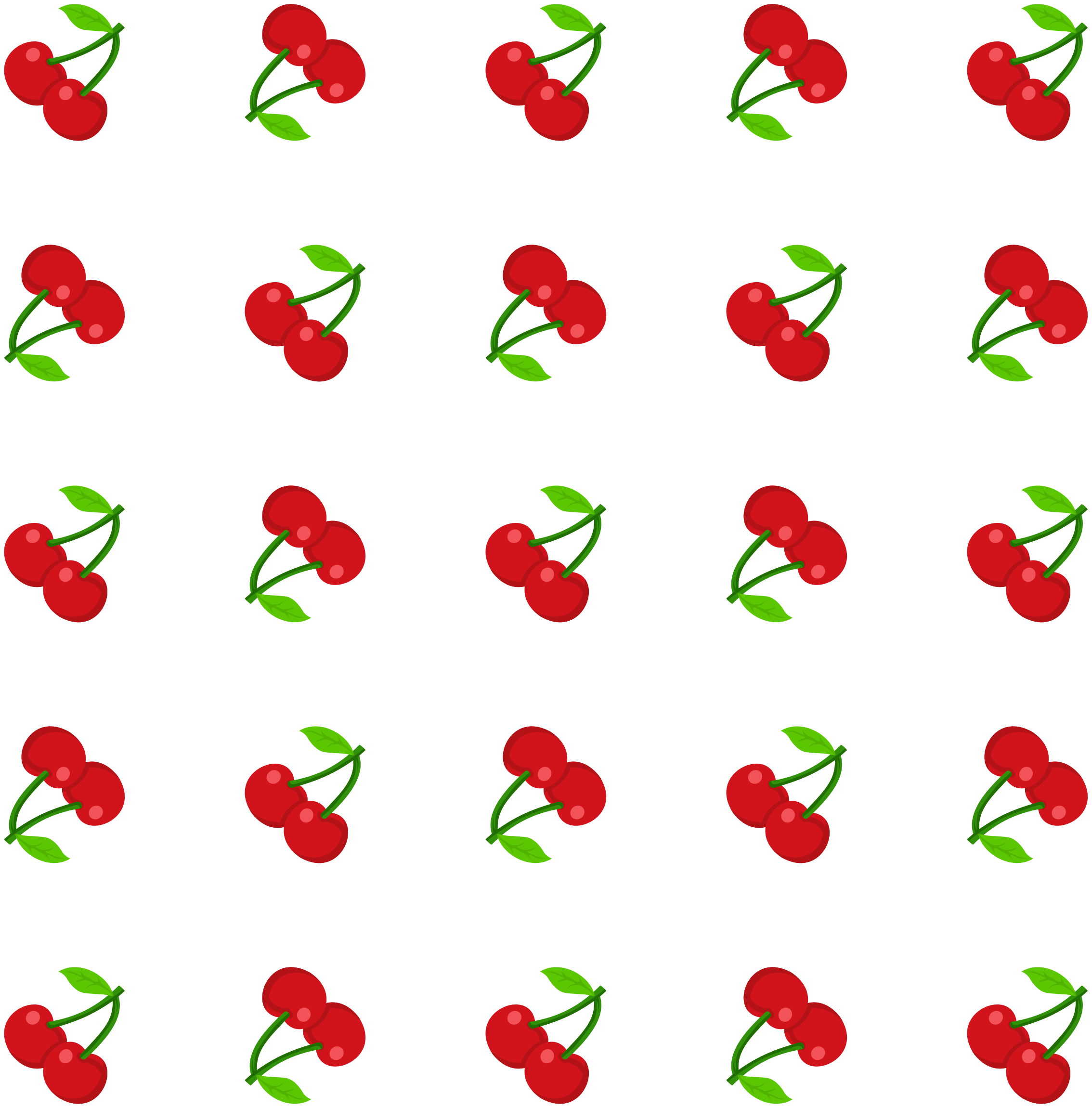 Kirsikkakuviollinen luonto vinyylimatto - Tenstickers