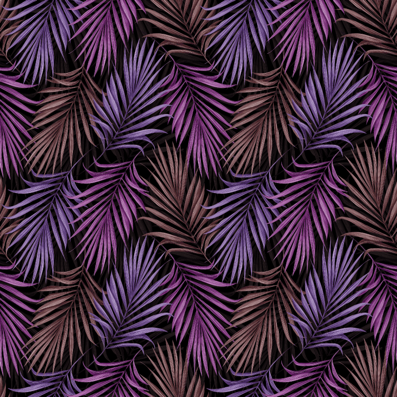 Purppura lehtikuvio luonto vinyylimatto - Tenstickers