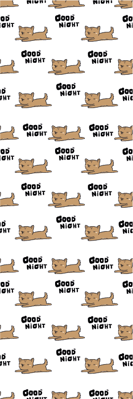 Vinyylimatto makuuhuoneeseen söpö koira nukkuu - Tenstickers
