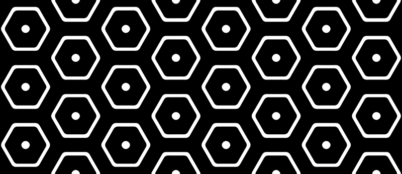 Geometrinen vinyylimatto minimalistinen kuviointi - Tenstickers