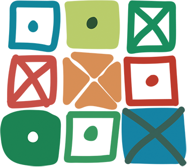Eri neliöiden kuviointi geometrinen vinyylimatto - Tenstickers