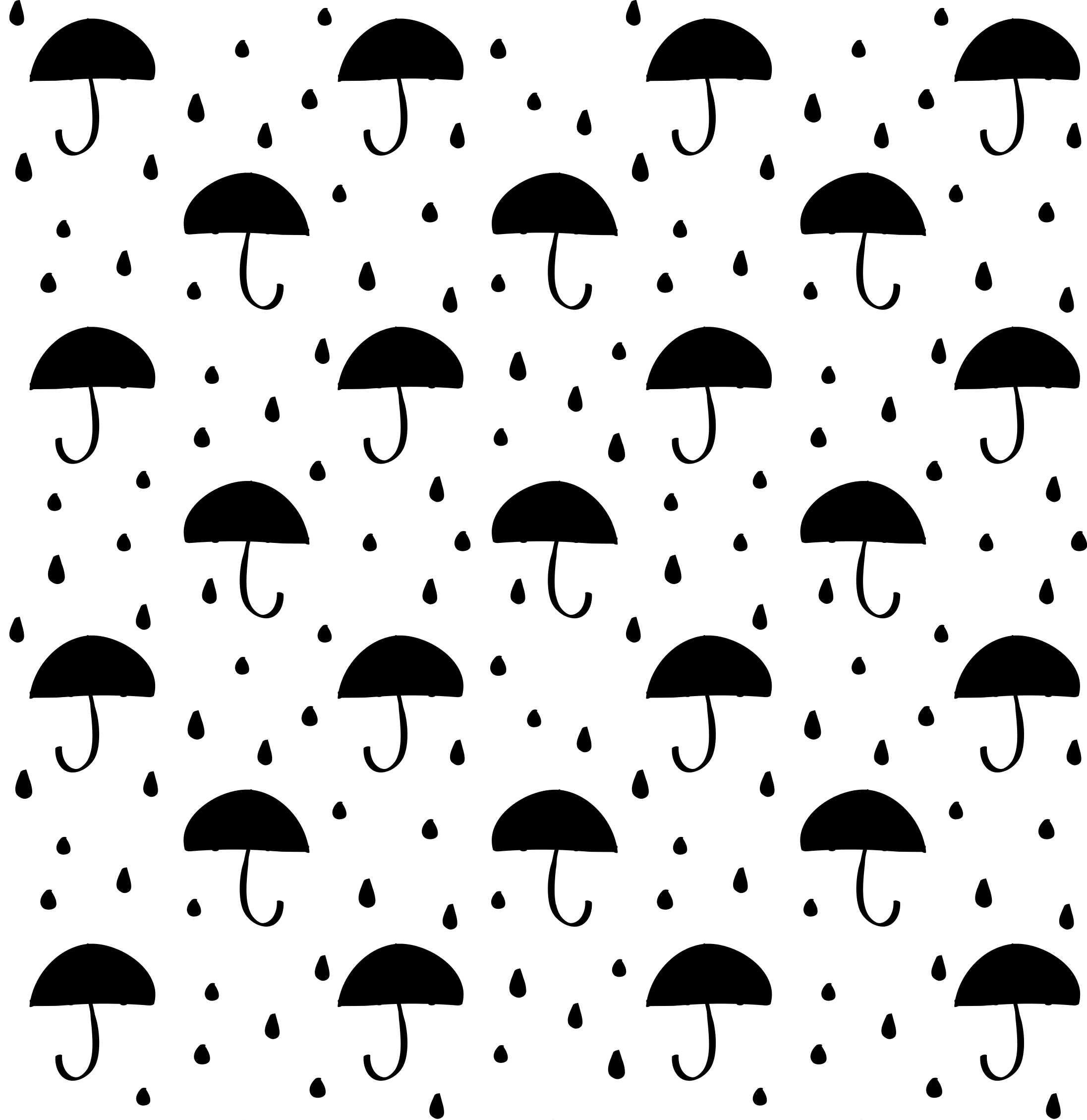 Geometrinen vinyylimatto sadepisarateema - Tenstickers