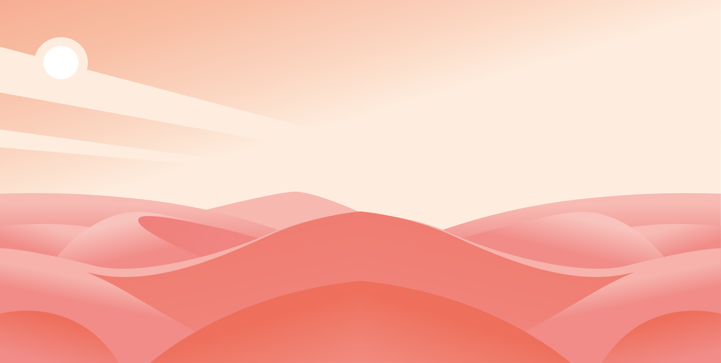 Geometrinen vinyylimatto vaaleanpunainen autiomaa - Tenstickers