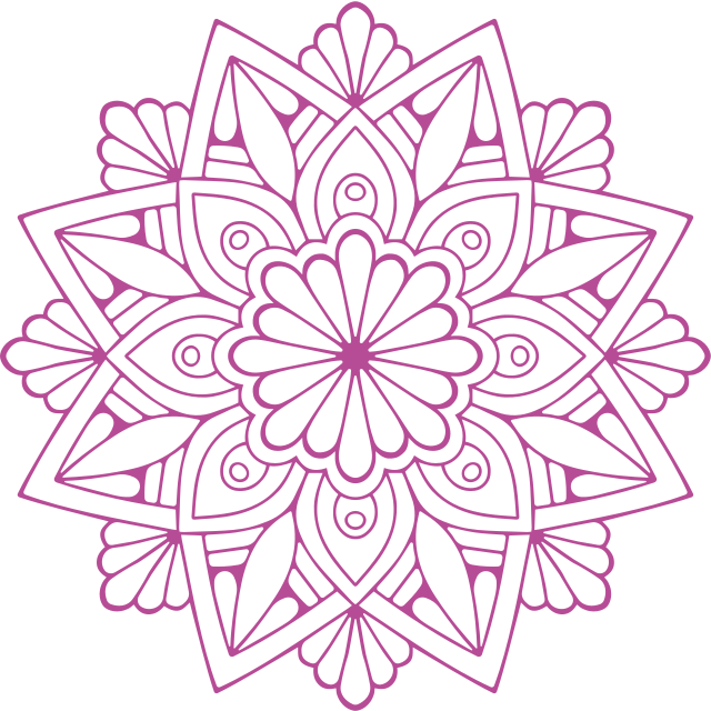 Yksityiskohtainen kasvi-elementti geometrinen vinyylimatto - Tenstickers