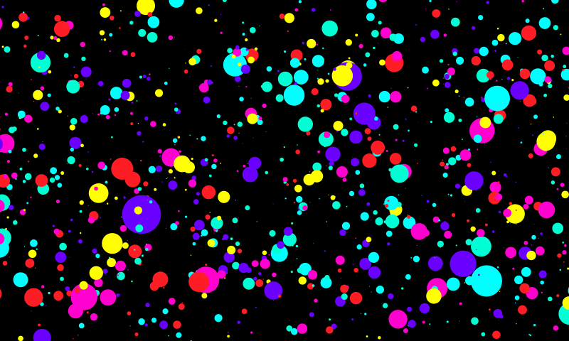 Värikkäät kuplakuviot geometrinen vinyylimatto - Tenstickers