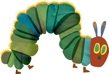 Rupe nälkäinen lastenhuone vinyylimatto - Tenstickers