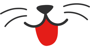 Kissan suu ja nenä lastenhuone vinyylimatto - Tenstickers