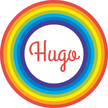 Sateenkaariympyrä nimellä lastenhuone vinyylimatto - Tenstickers