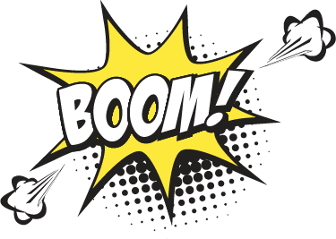 Pop äänet lastenhuone vinyylimatto - Tenstickers