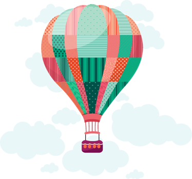 Lastenhuone vinyylimatto ilmapallon tilkkutäkki - Tenstickers