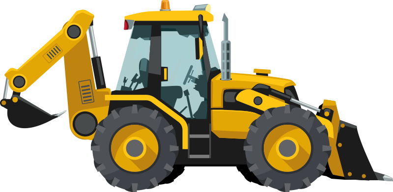 Lastenhuone vinyylimatto realistinen traktori - Tenstickers