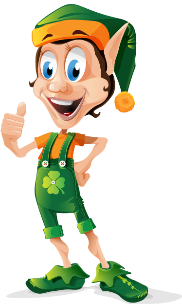 Nurmikkotonttu lastenhuone vinyylimatto - Tenstickers