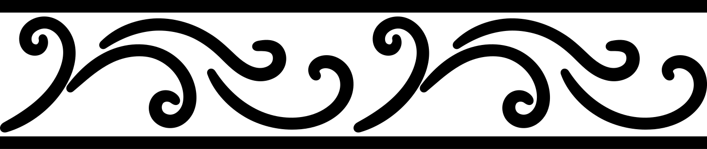 Yhdistelemätön heimomuotoilu reunuksilla - Tenstickers