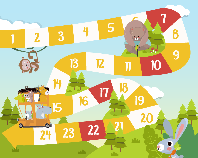 Pelivinyylimattoeläinkuvituksella - Tenstickers