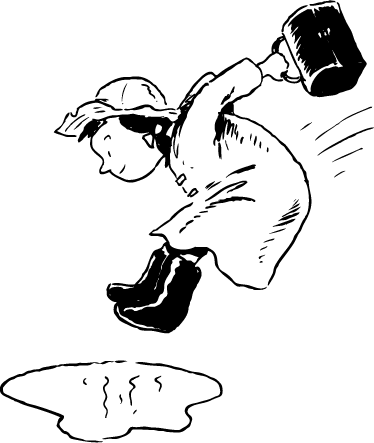 Lastenhuone vinyylimatto vesilätäkköhypyllä - Tenstickers