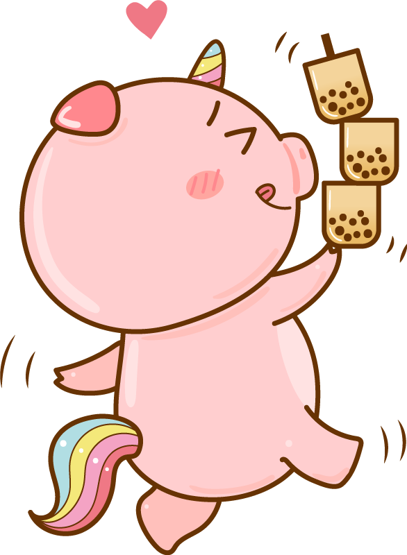 Satupeppu yksisarvinen lastenhuone vinyylimatto - Tenstickers