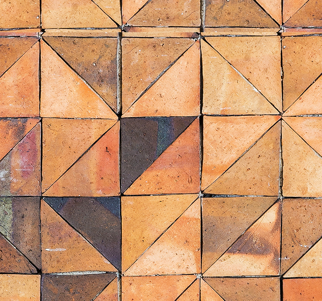 Kivinen vintage kylpyhuoneen vinyylimatto - Tenstickers