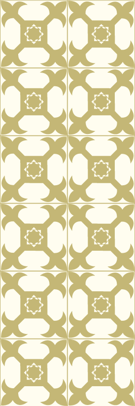 Kylpyhuoneen vinyylimatto kirkkaat tyylikkäät laatat - Tenstickers