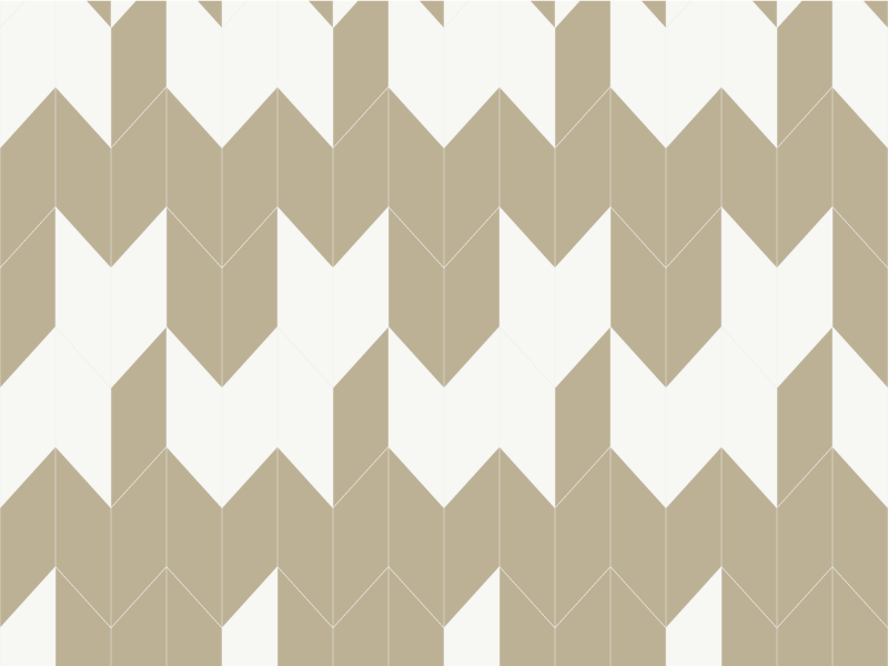 Kylpyhuoneen vinyylimatto valko-beige geometrinen kuvio - Tenstickers