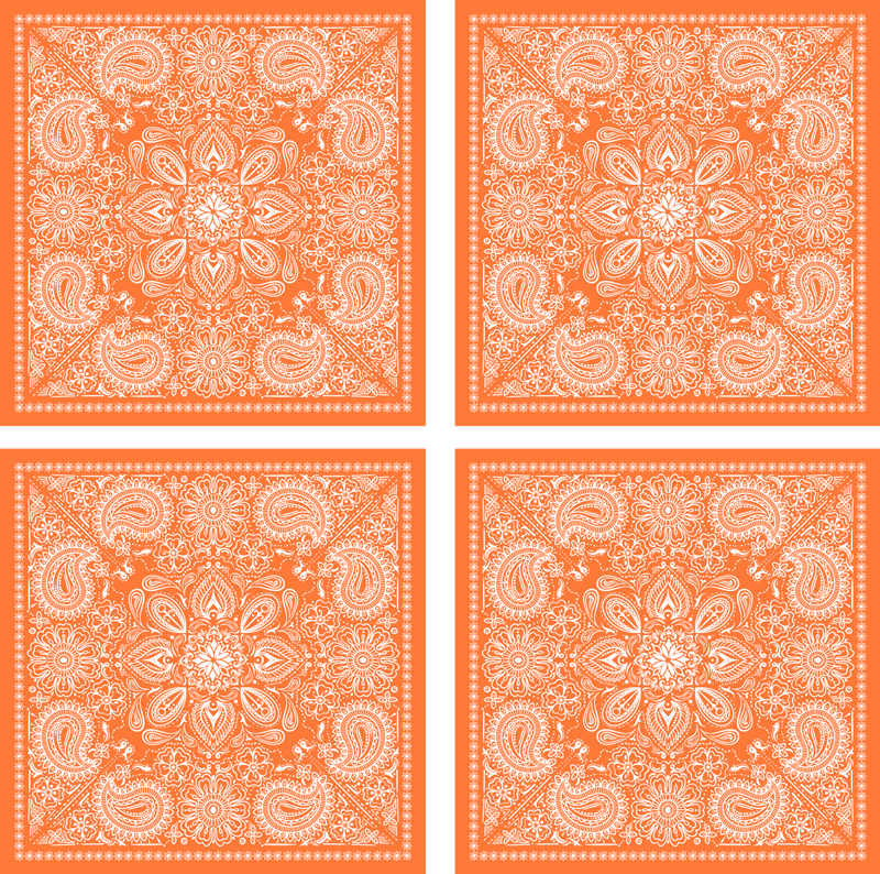 Paisley-laattakylpyhuoneenvinyylimatto - Tenstickers