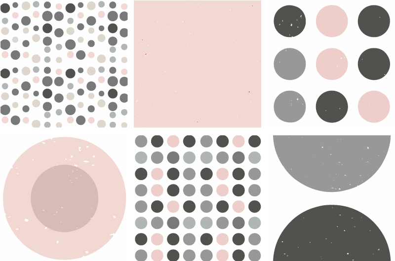 Skandinaavinen rebekka-laatta kylpyhuoneen vinyylimatto - Tenstickers