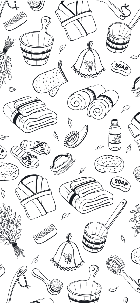 Kylpyhuoneen vinyylimatto ja tarvikkeet - Tenstickers