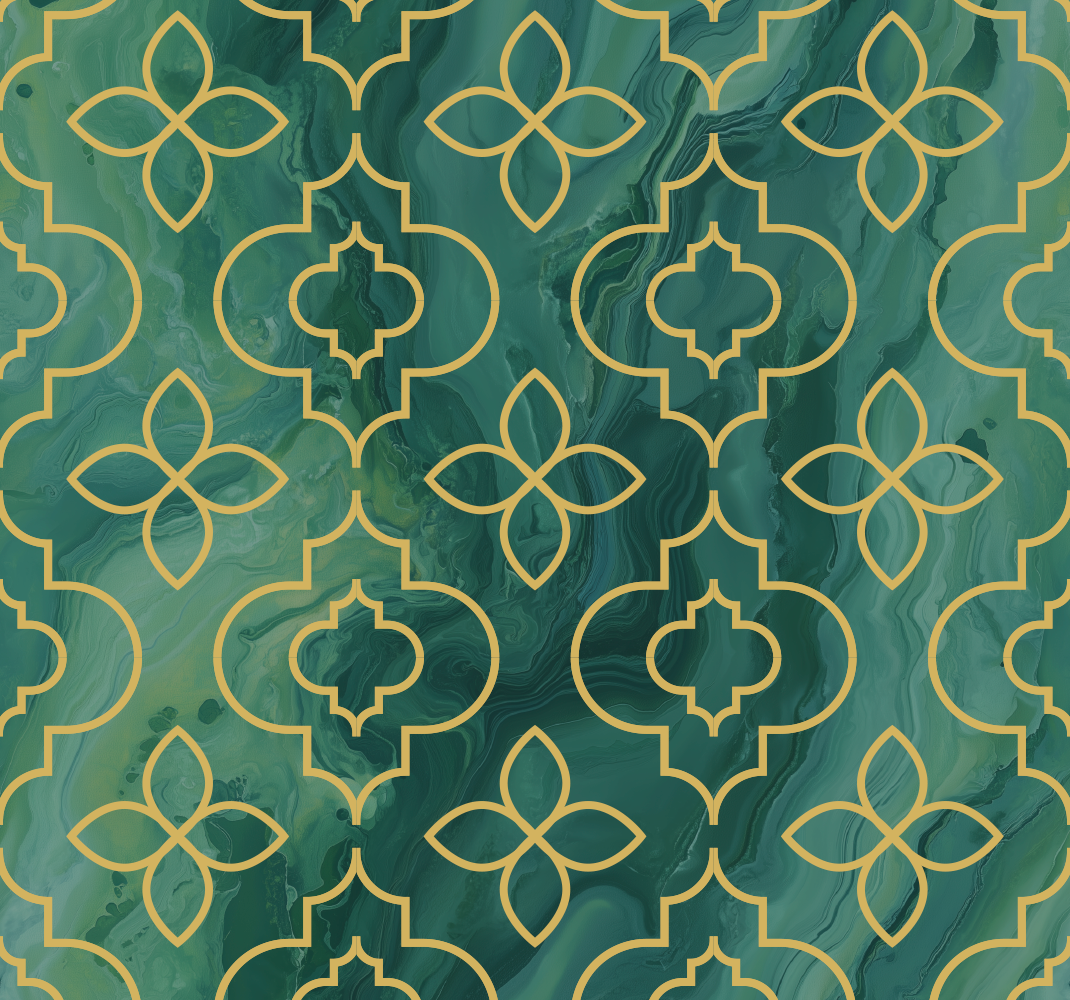 Turkoosi kylpyhuoneen vinyylimatto - Tenstickers