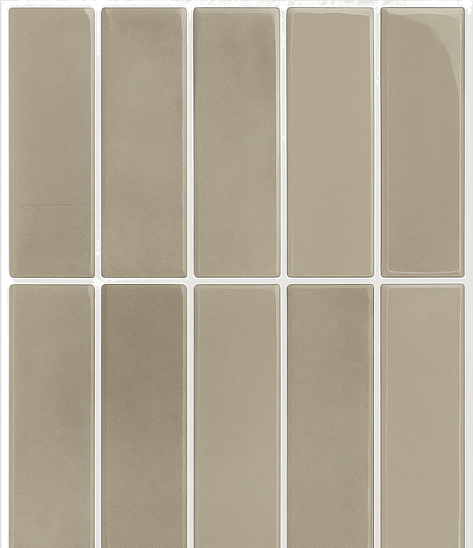 Suora kivi luonnollinen kylpyhuoneen vinyylimatto - Tenstickers