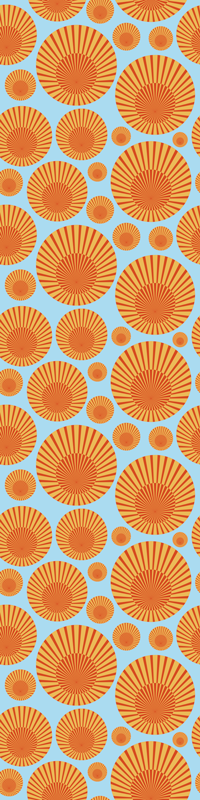 70-luvun auringonpaiste keittiön vinyylimatto - Tenstickers