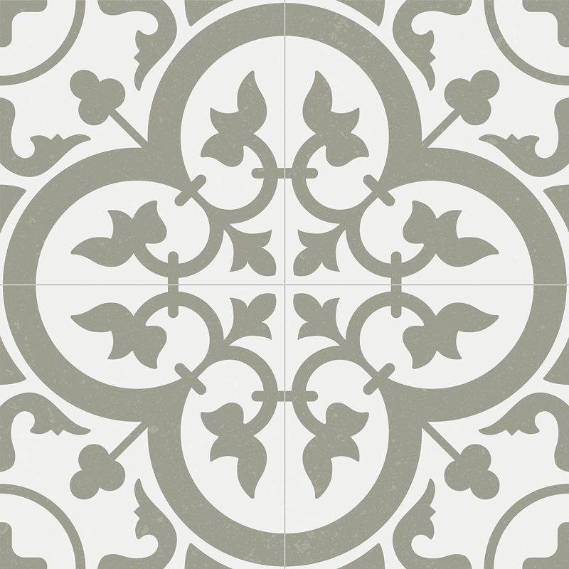 Keittiön vinyylimatto ikivihreä sumu azulejo - Tenstickers