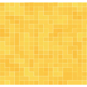 Kultainen mosaiikkikuosi keittiön vinyylimatto - Tenstickers