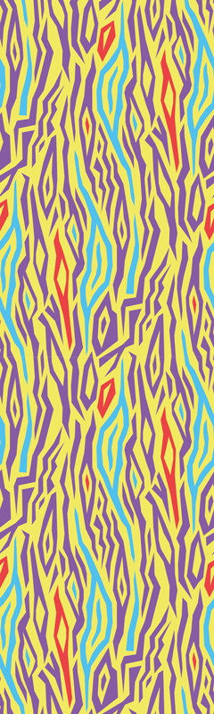 Vintage zebra eläinkuosinen jääkaappimatto - Tenstickers