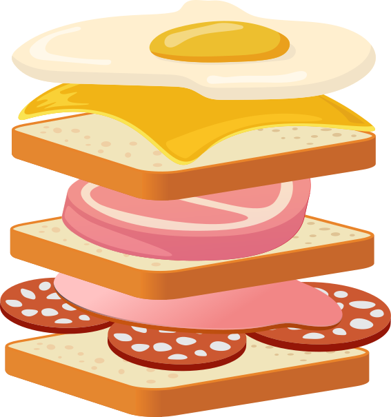 Francesinha keittiön vinyylimatto - Tenstickers