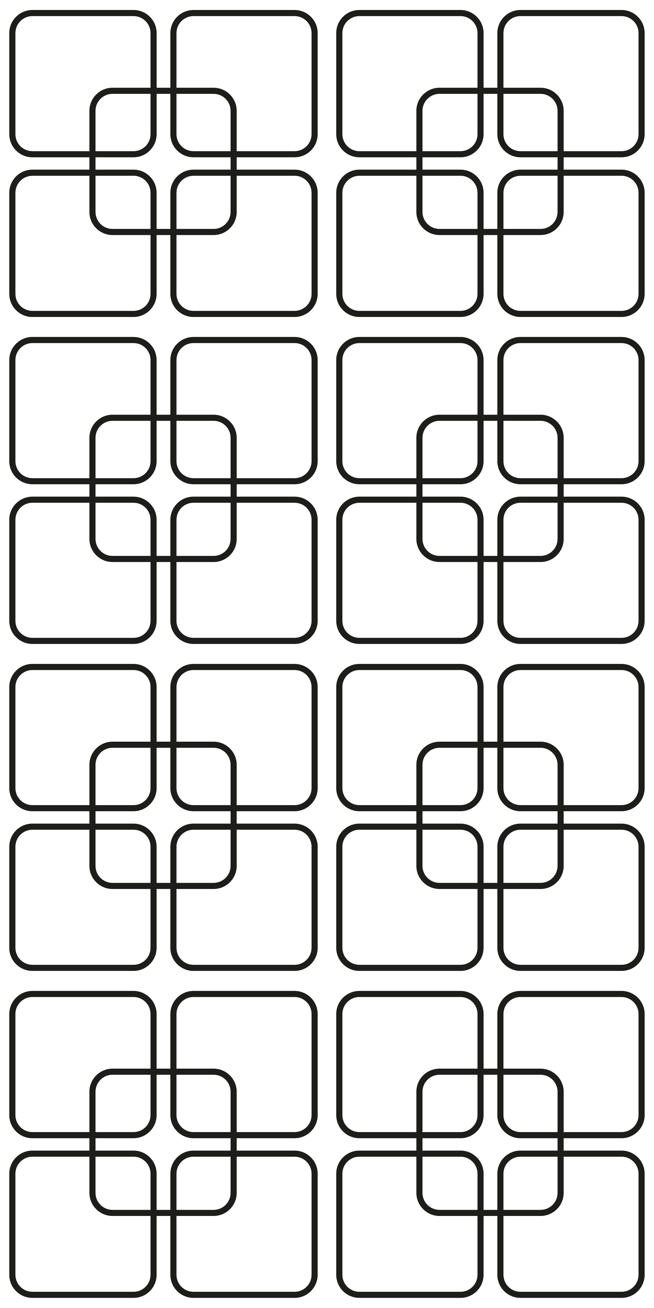 Keittiön vinyylimatto mustat neliöt kaupunkikuosi - Tenstickers