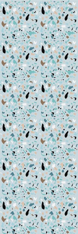 Vinyylimatto makuuhuoneeseen terrazzo-tyylillä - Tenstickers