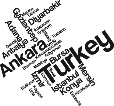 Vinyylimatto makuuhuoneeseen turkki-tekstiillä - Tenstickers