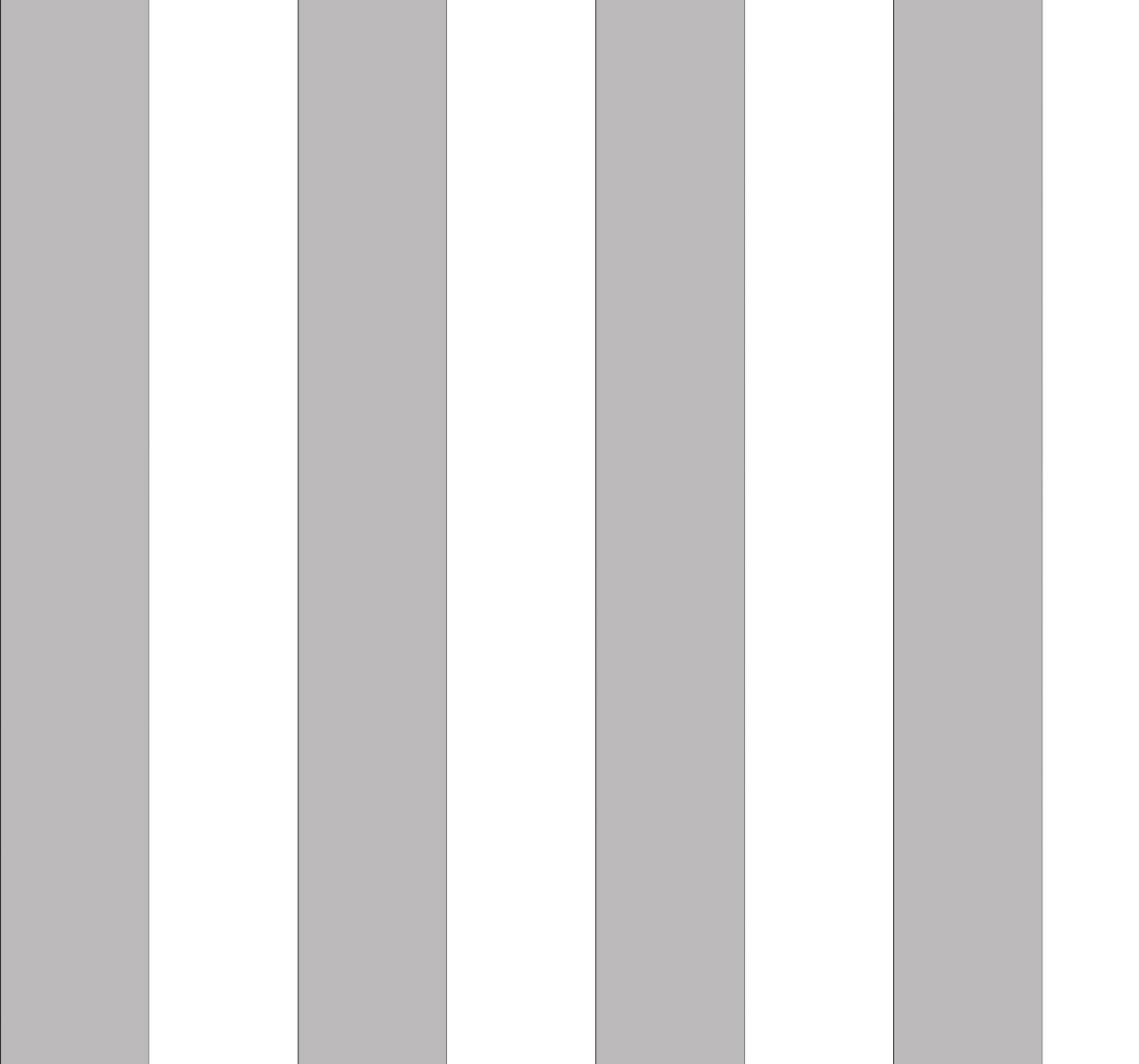 Harmaa ja valkoinen raidallinen toimiston vinyylimatto - Tenstickers